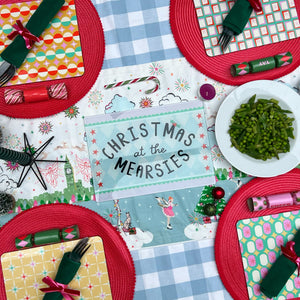 Bright 1950s Christmas Placemats