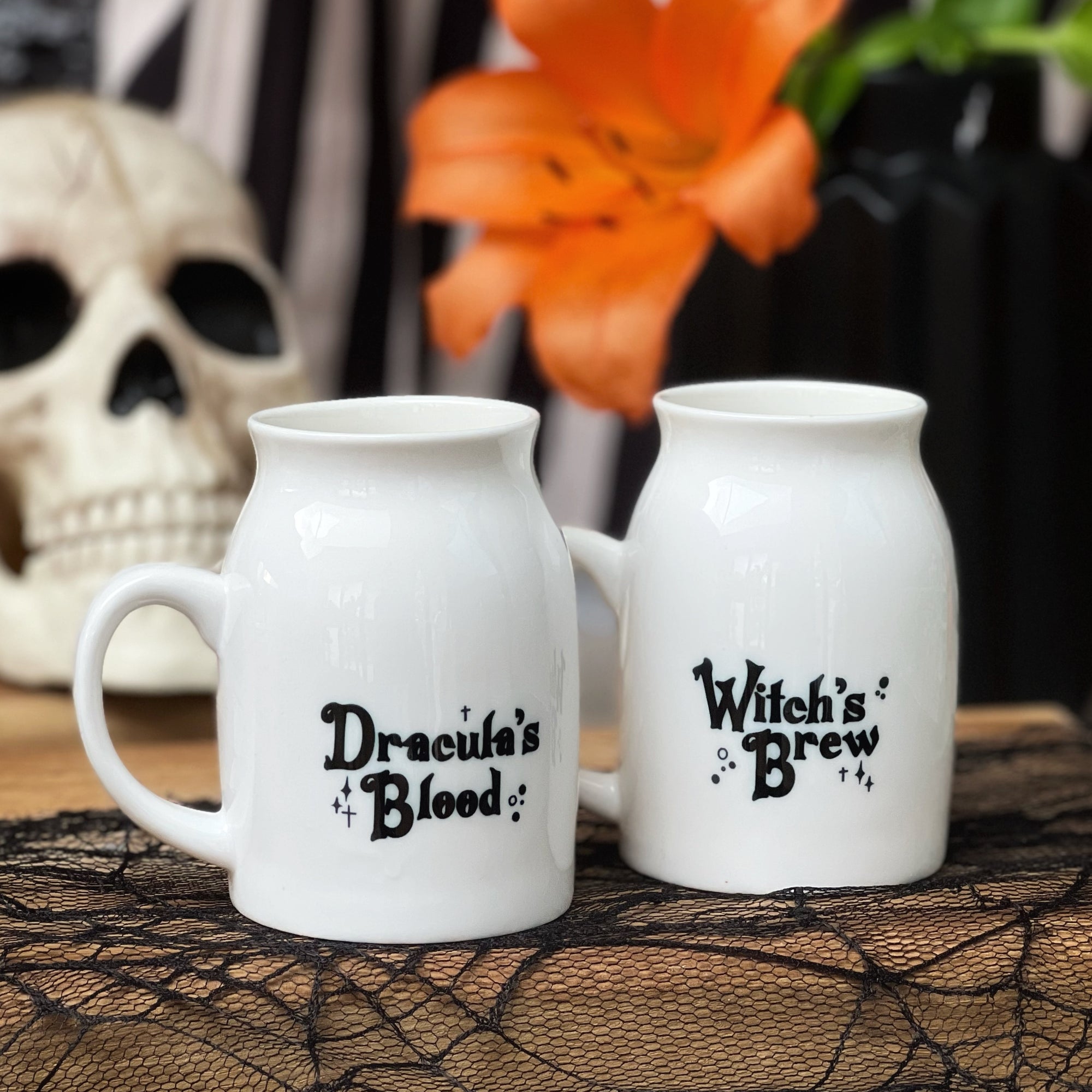 Dracula's Blood Bone China Milk Mug