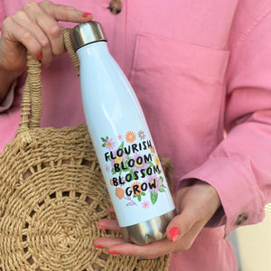 Empowering Flower Power Luxury Water Bottle