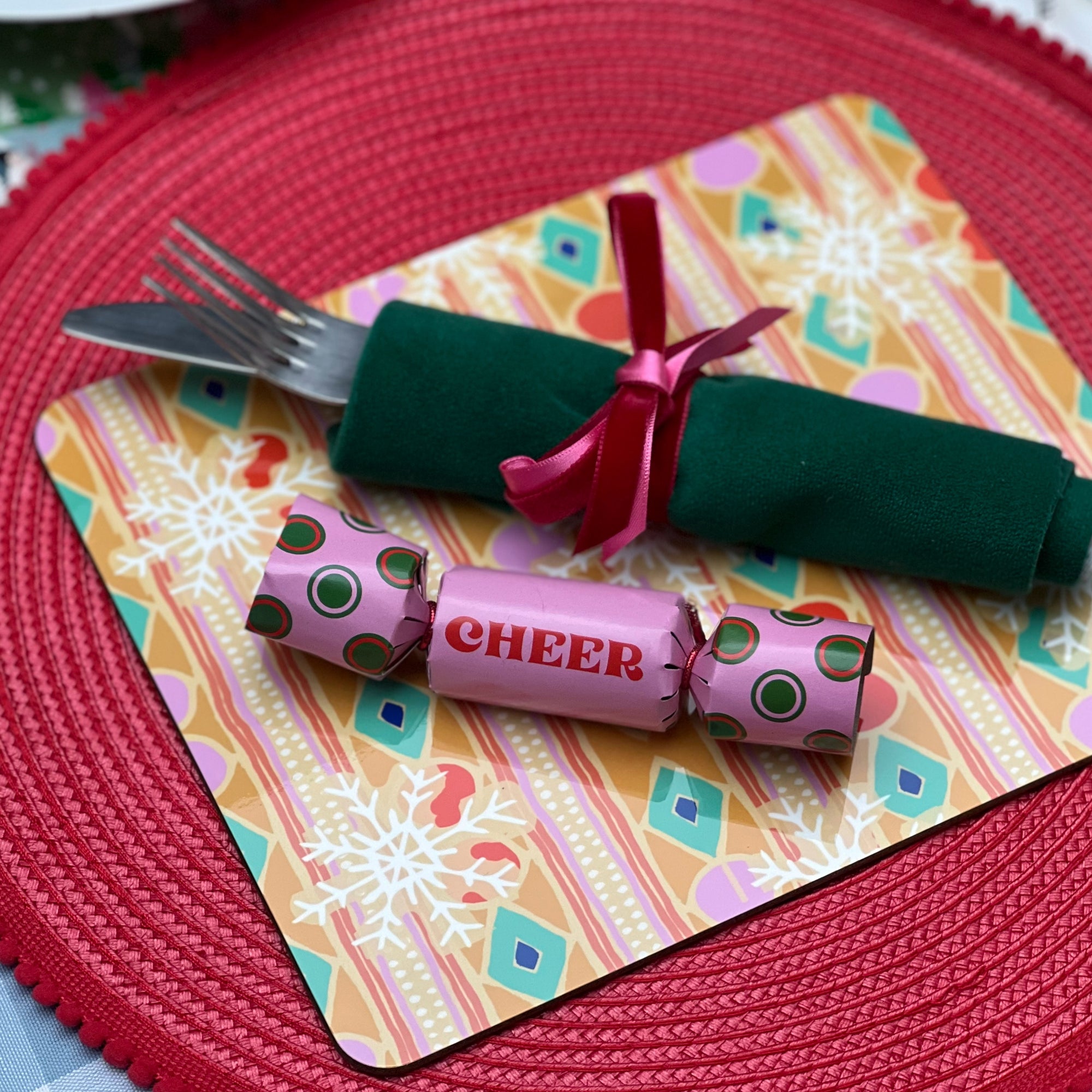 Vibrant Christmas Placemats