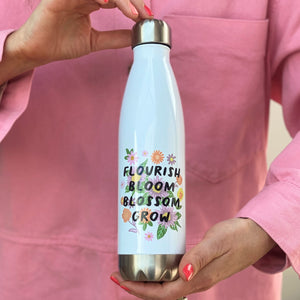 Empowering Flower Power Luxury Water Bottle