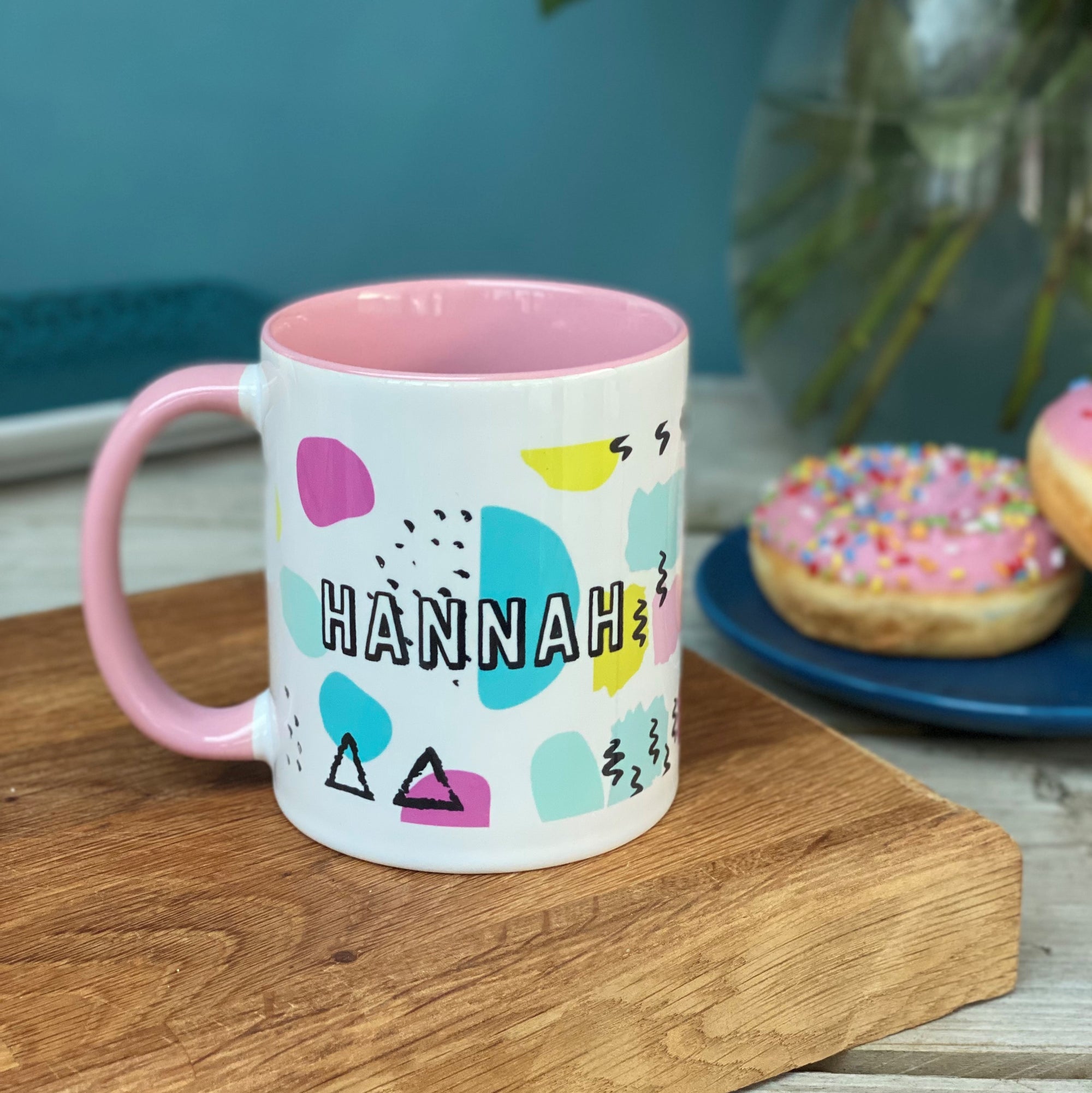 Vibrant Memphis Style China Mug