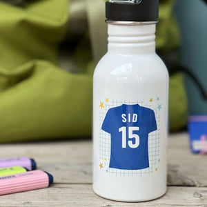 Football Strip Water Bottle