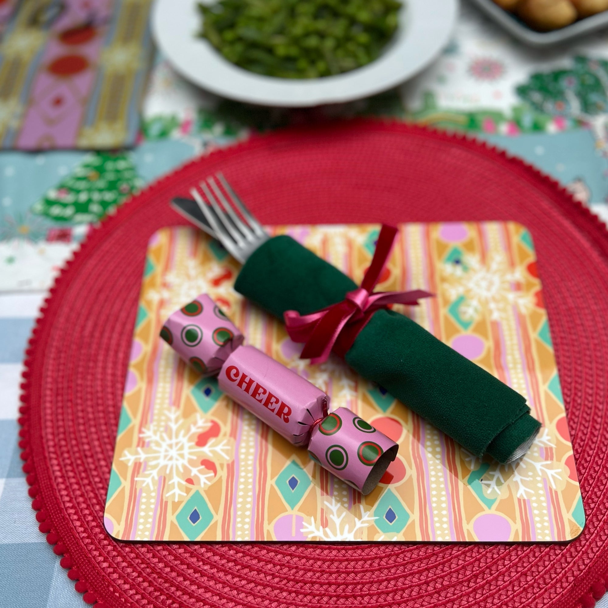 Vibrant Christmas Placemats