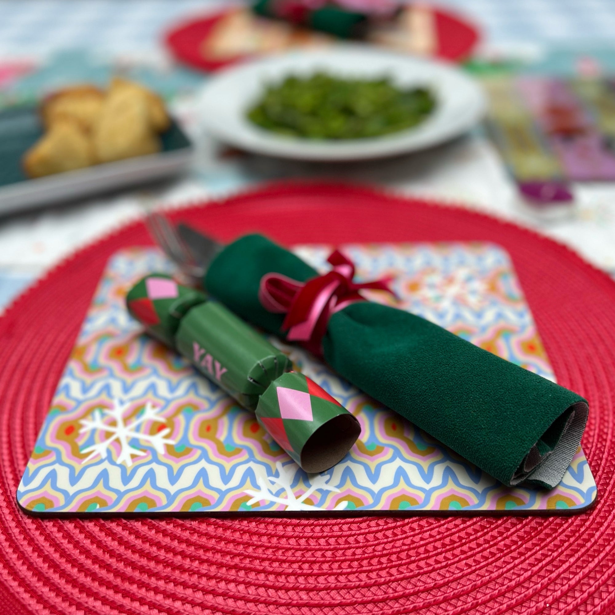 Vibrant Christmas Placemats