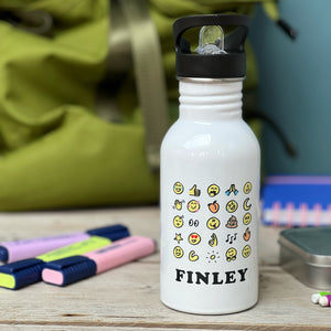 Emoji Artwork Water Bottle