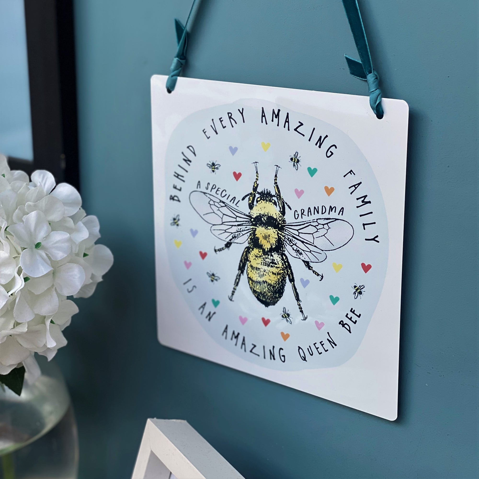 Queen Bee Personalised Metal Sign