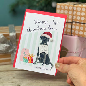 Best Dog Mum or Dad Christmas Card