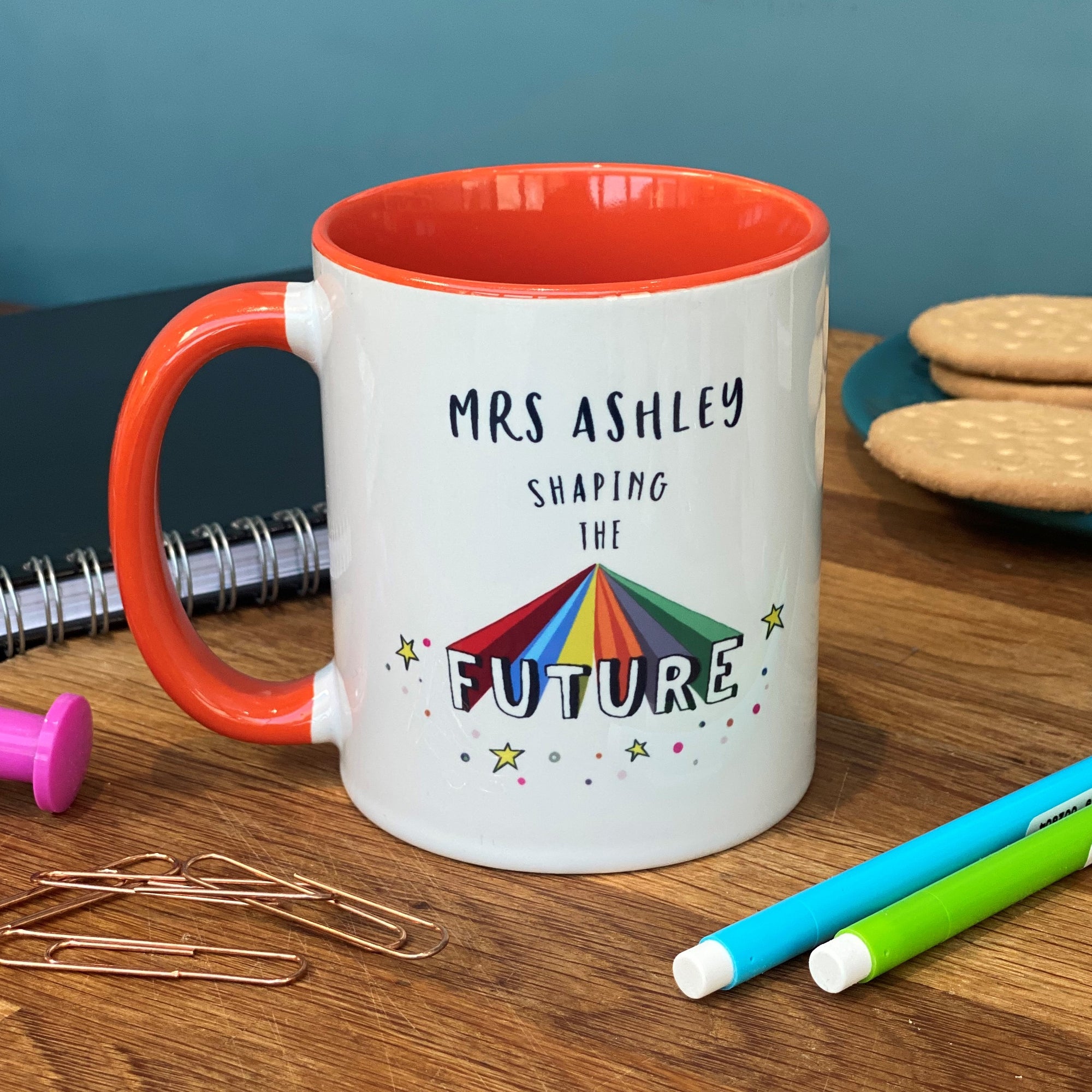 Teacher China Mug - Shaping the Future - Hendog Designs