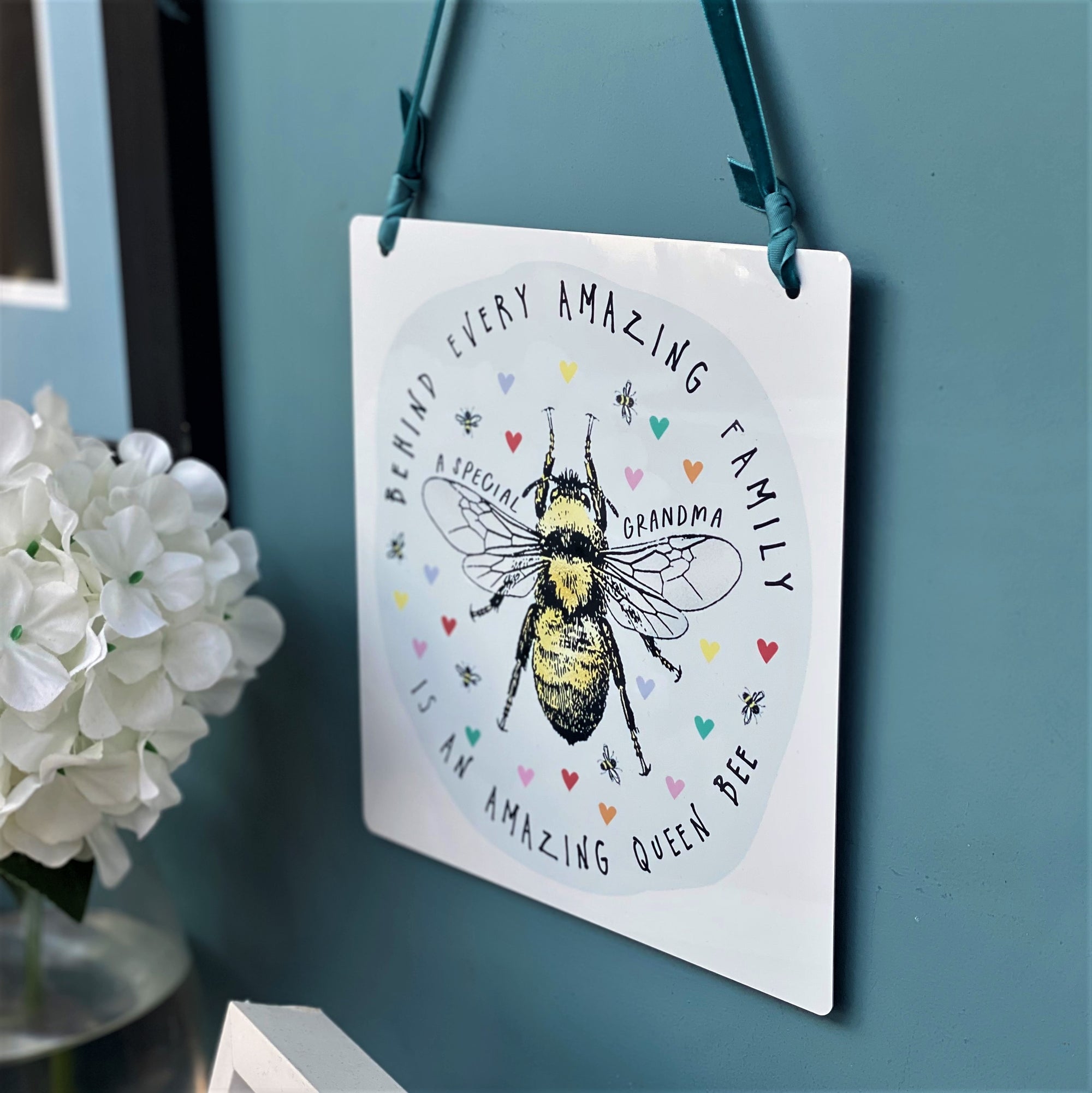 Queen Bee Personalised Metal Sign