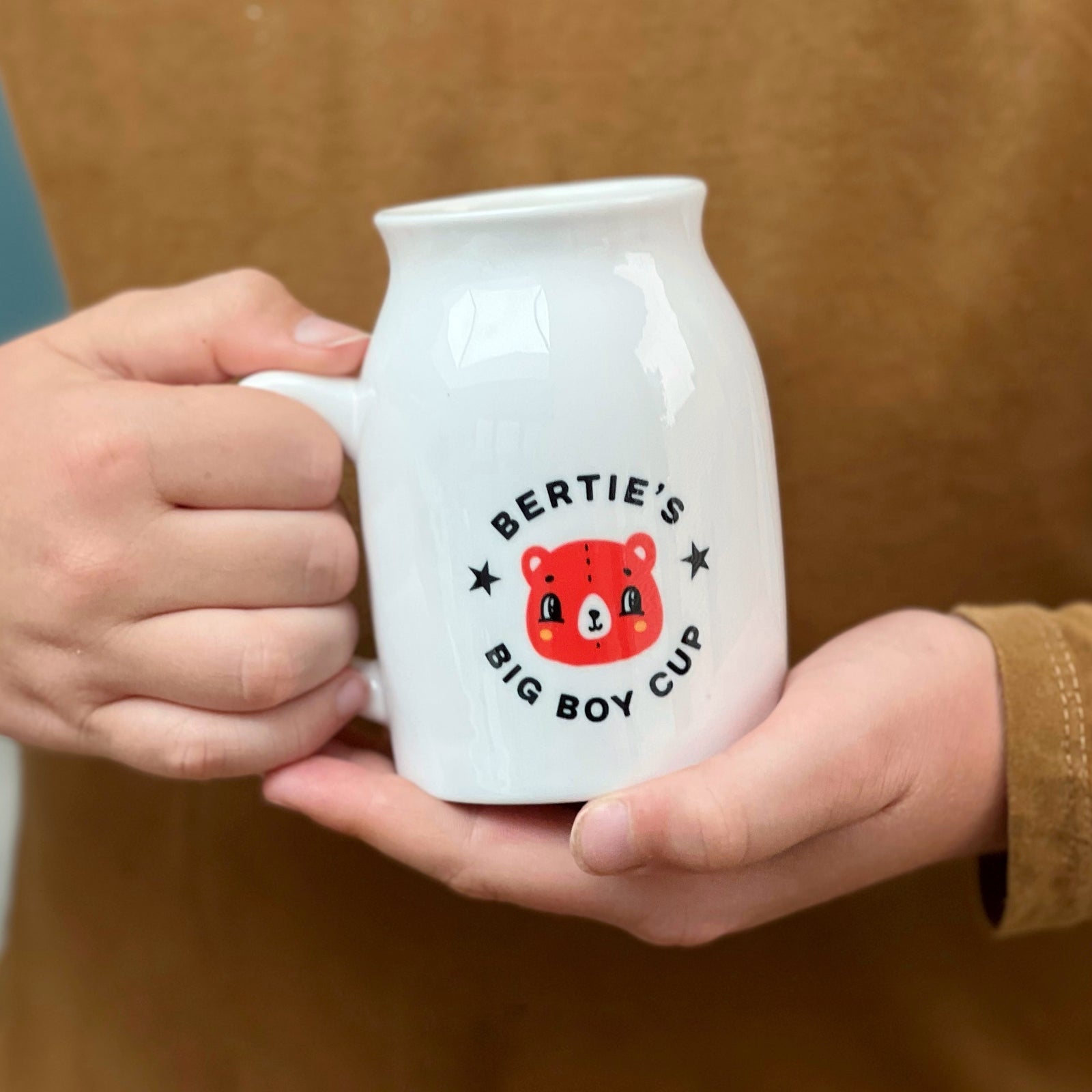 Retro Bear Luxury Bone China Milk Mug