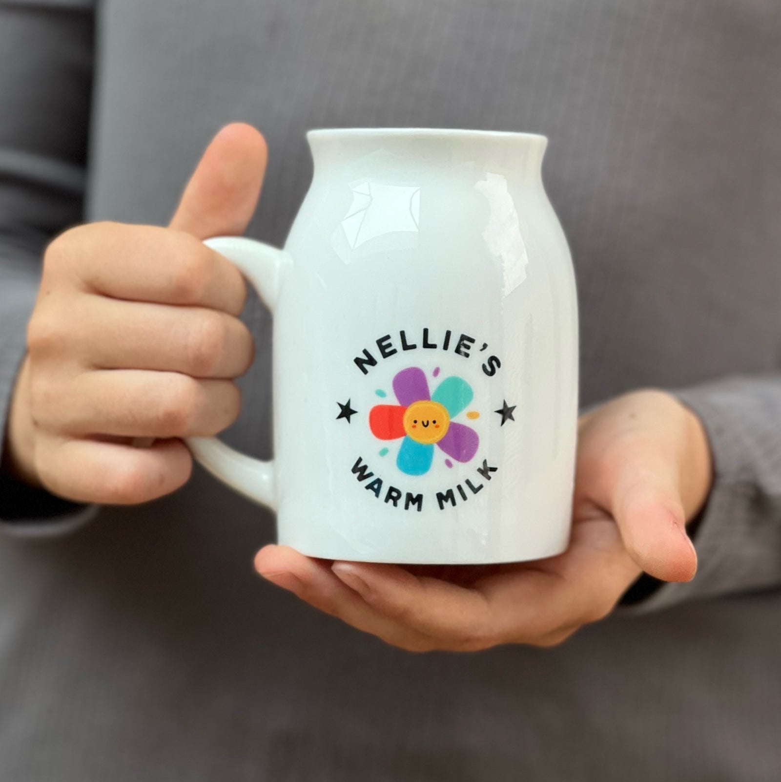 Retro Flower Luxury Bone China Milk Mug