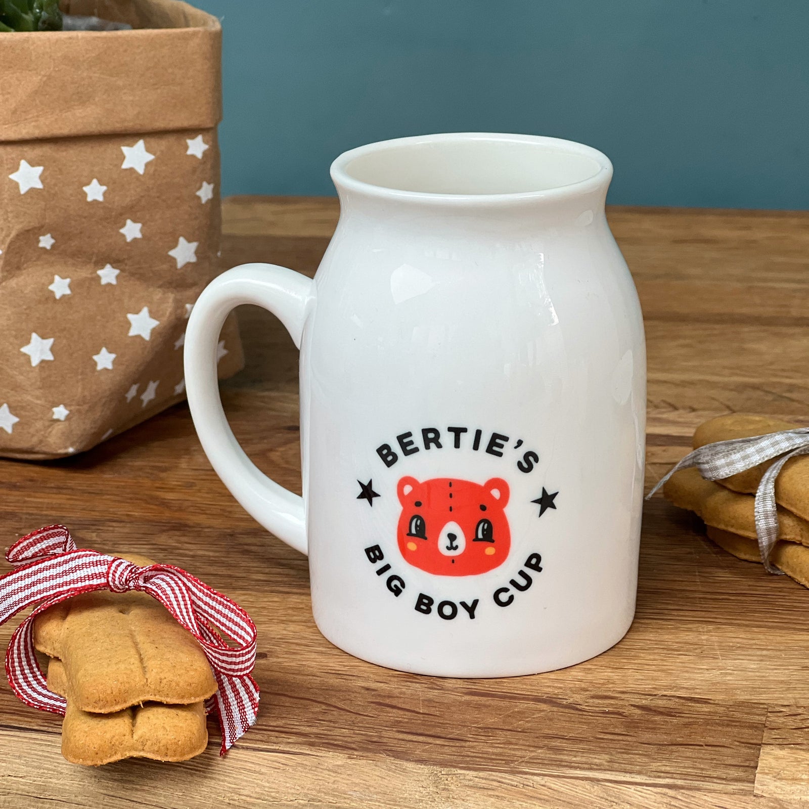 Retro Bear Luxury Bone China Milk Mug
