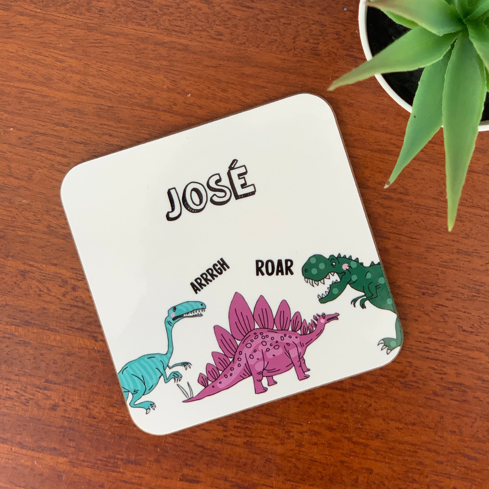 Dinosaur Coaster - Hendog Designs