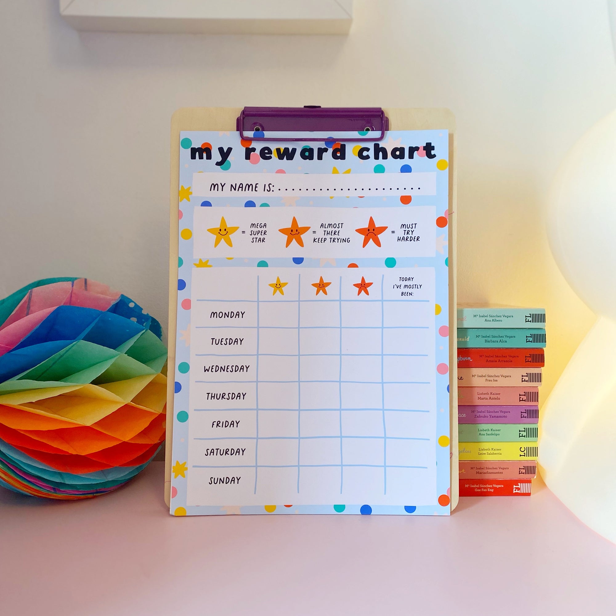 A4 REWARD/BEHAVIOUR CHART FOR KIDS - FREE DOWNLOAD