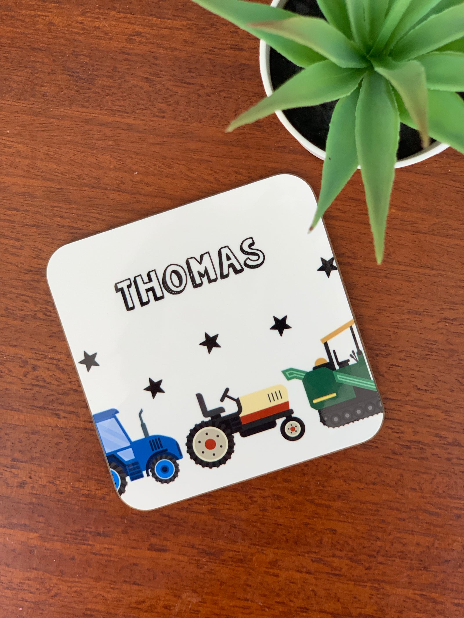 Tractors Coaster - Hendog Designs