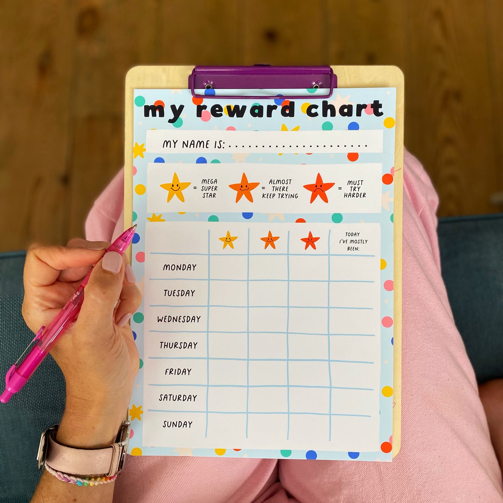 A4 REWARD/BEHAVIOUR CHART FOR KIDS - FREE DOWNLOAD