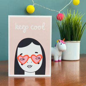 Keep Cool Girl Card