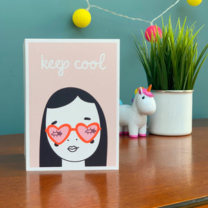 Keep Cool Girl Card