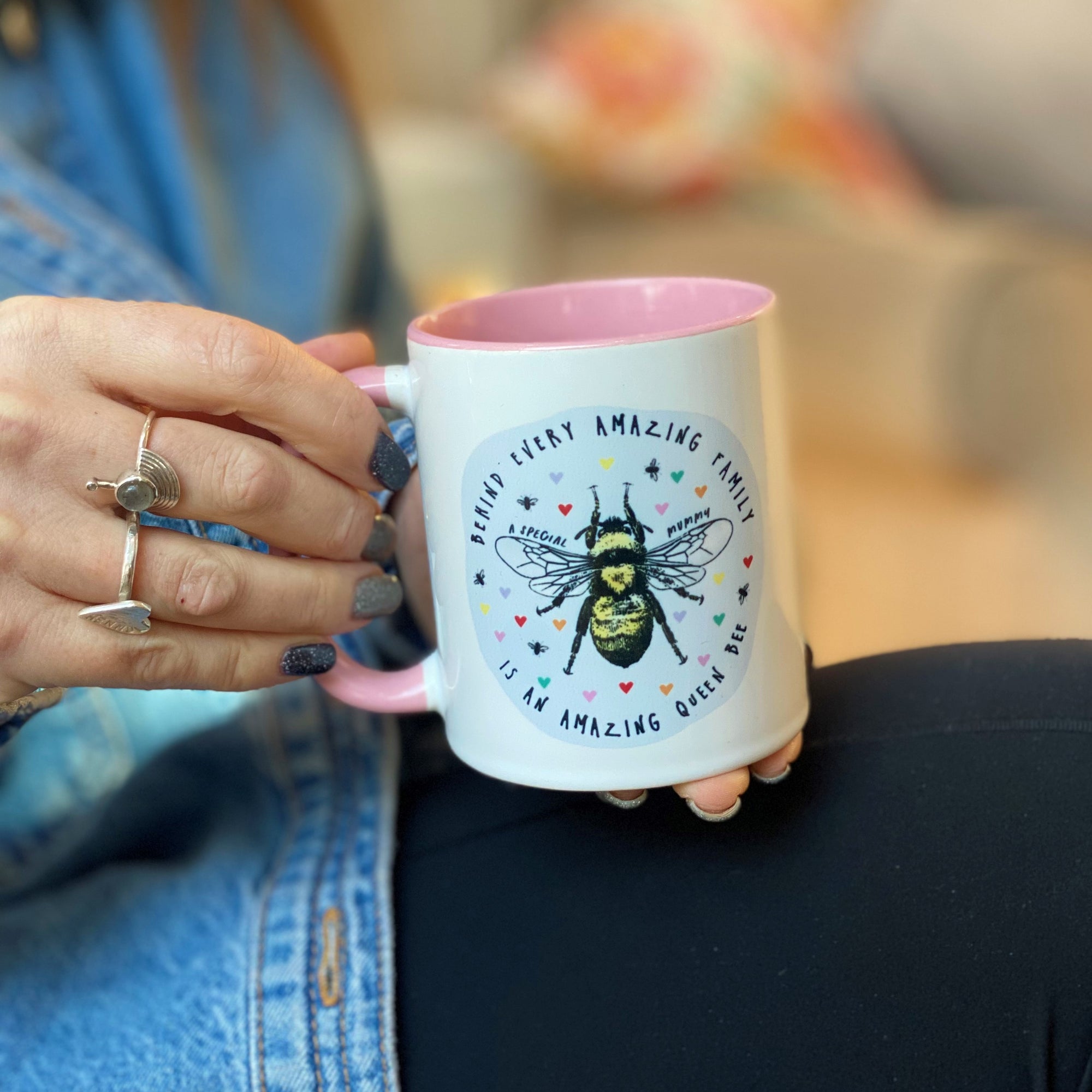 Queen Bee Personalised Mug For Mum Or Grandma