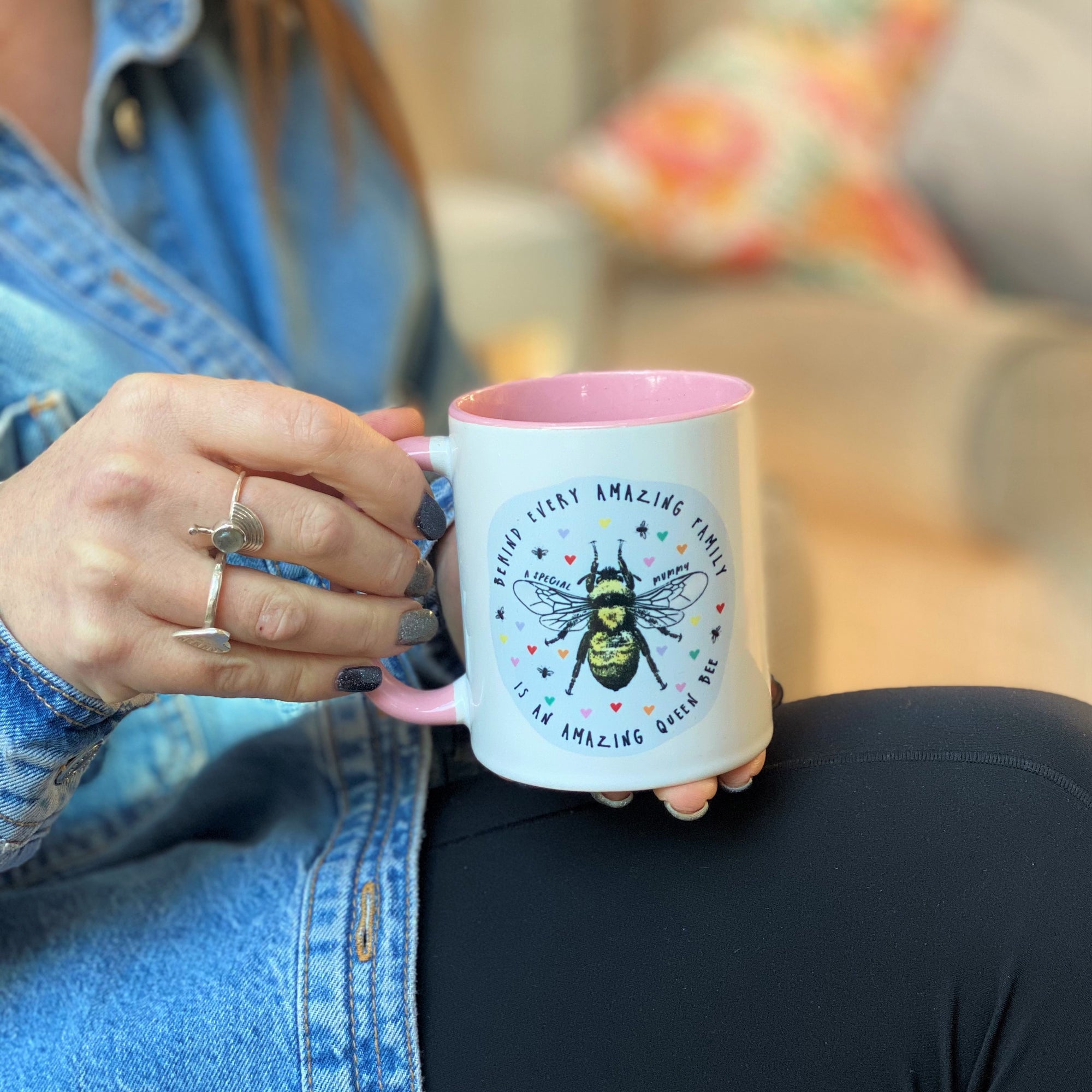 Queen Bee Personalised Mug For Mum Or Grandma