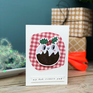 my hot little pud christmas card