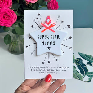 Keepsake Star Mothers Day Card