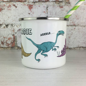 Dinosaur Enamel Mug
