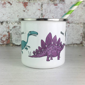 Dinosaur Enamel Mug