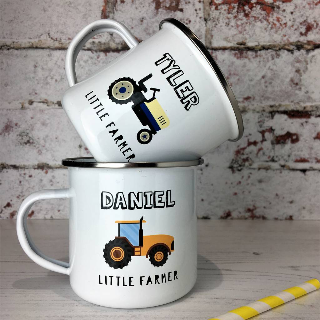 Tractor Enamel Mug - Hendog Designs