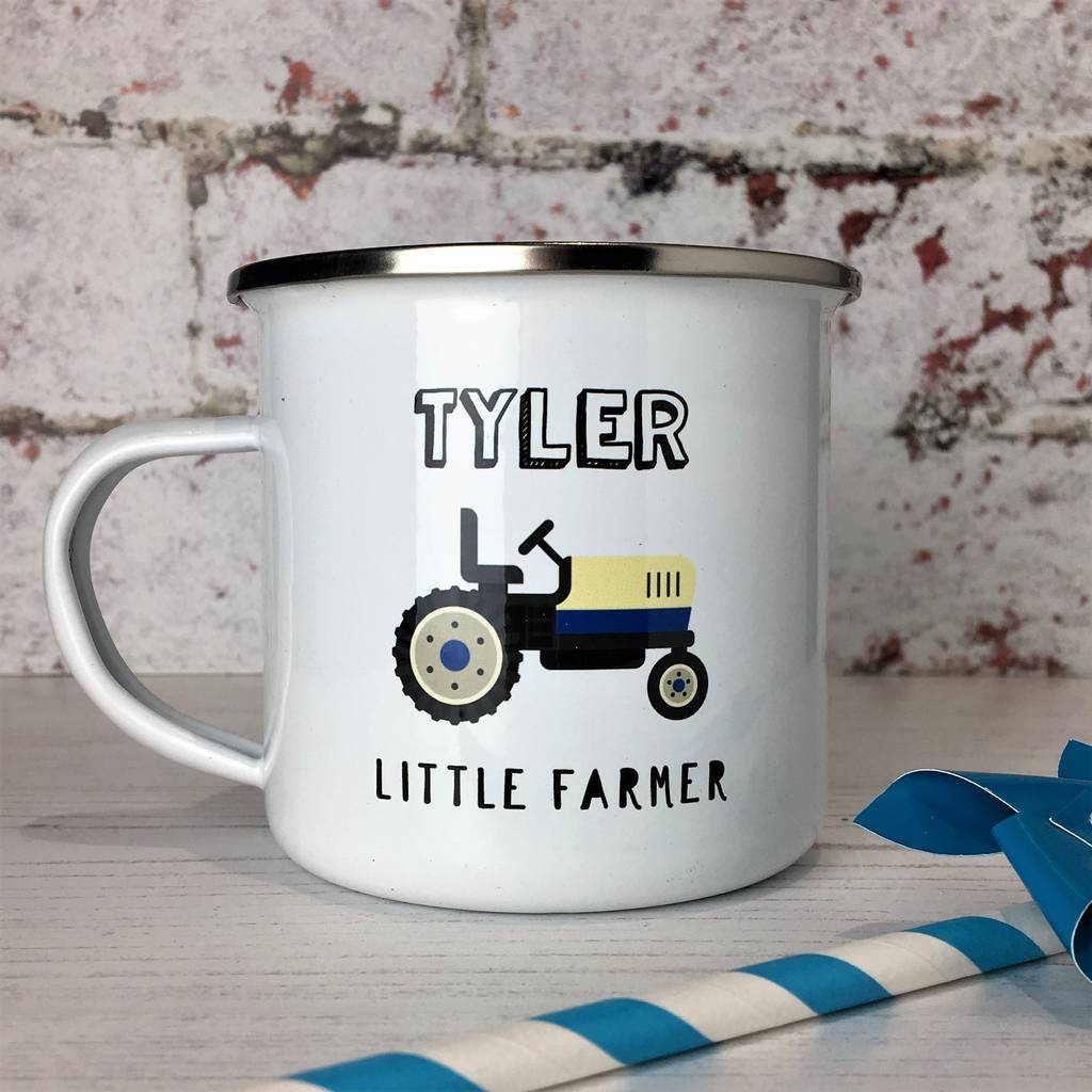 Tractor Enamel Mug - Hendog Designs