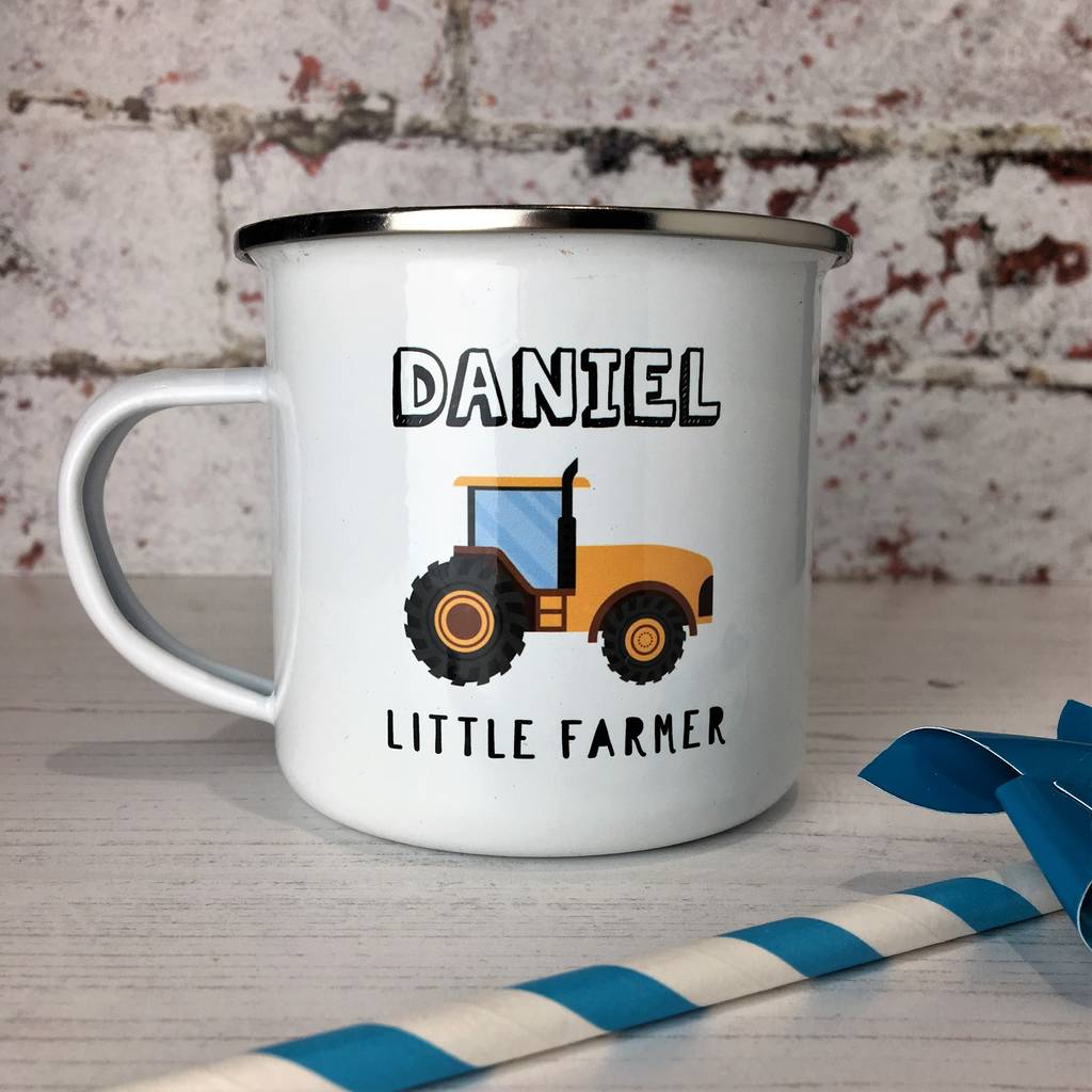 Tractor Enamel Mug - Hendog Designs