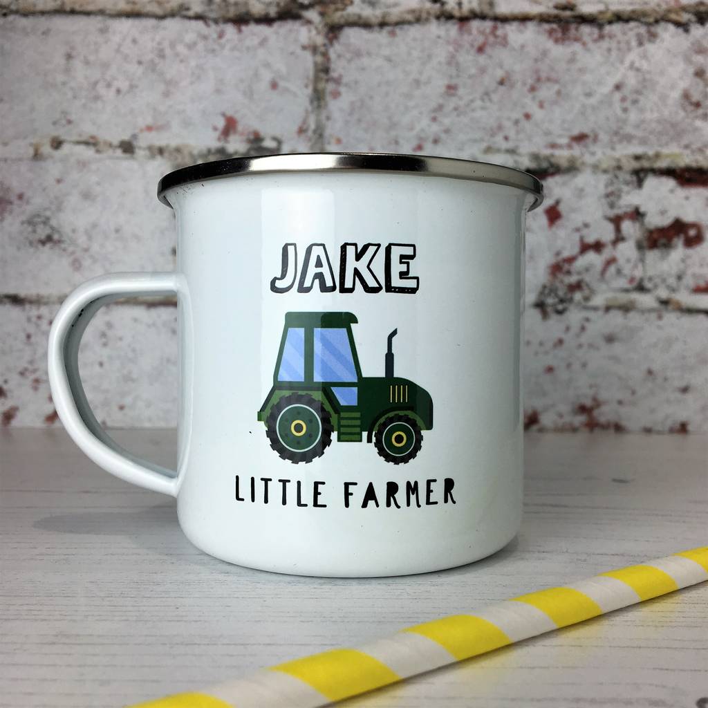 Tractor Enamel Mug - Hendog Designs