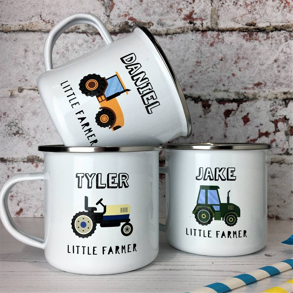 Tractor Enamel Mug - Hendog Designs