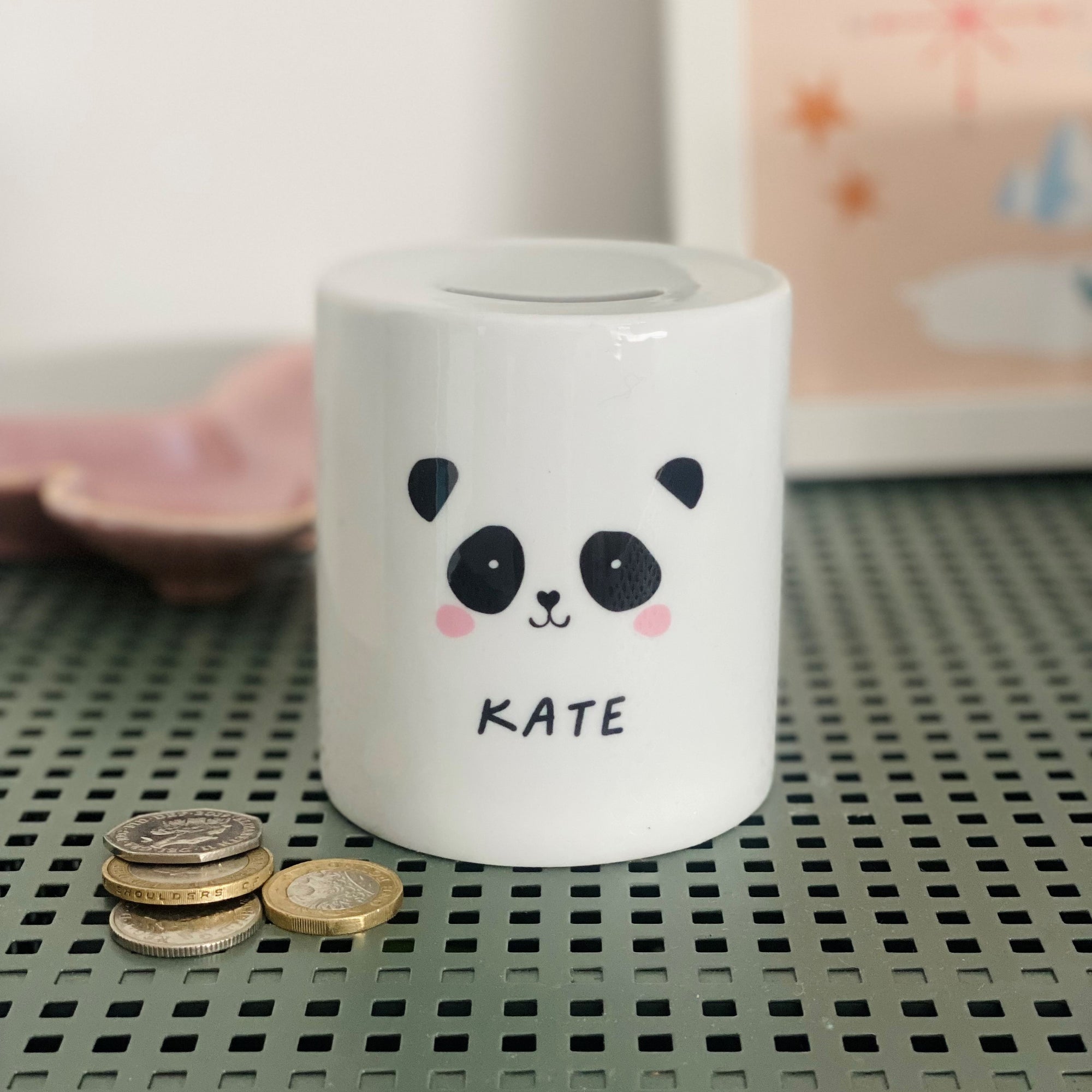 Monochrome Panda Money Box