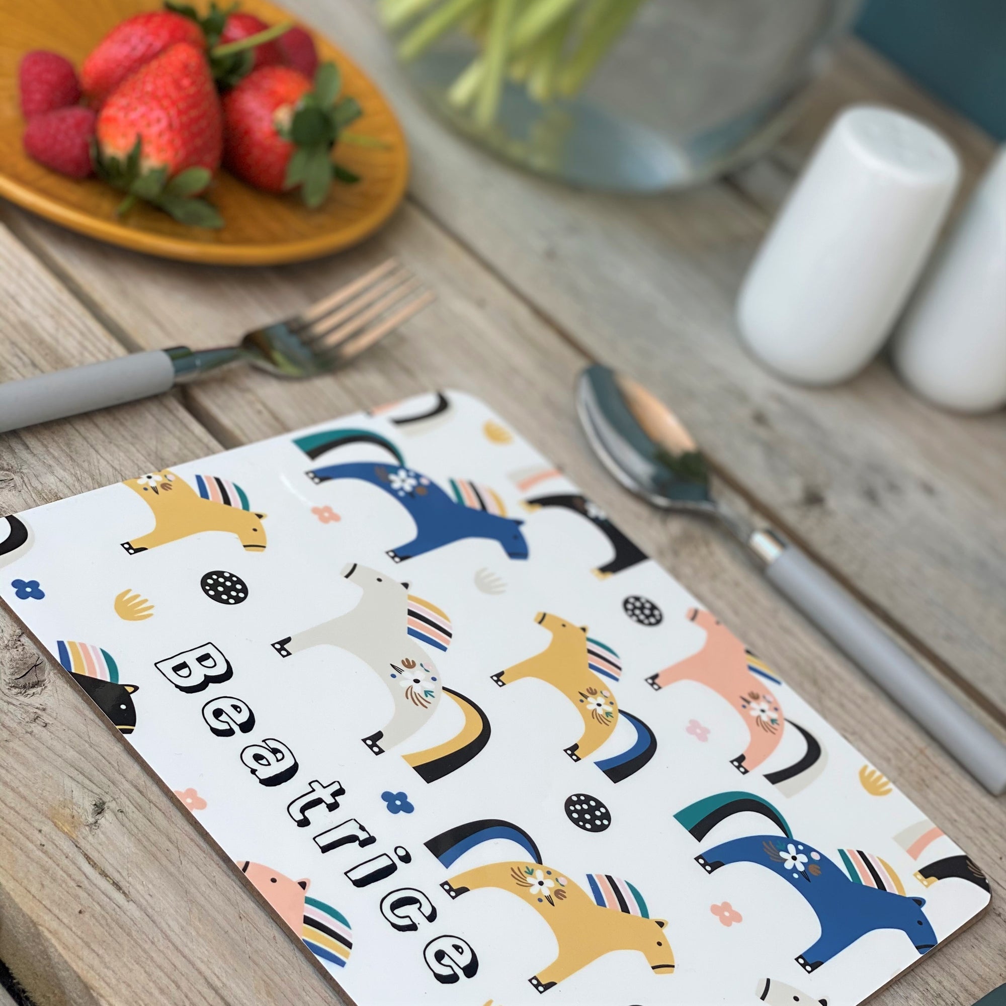 Ponies personalised Placemat