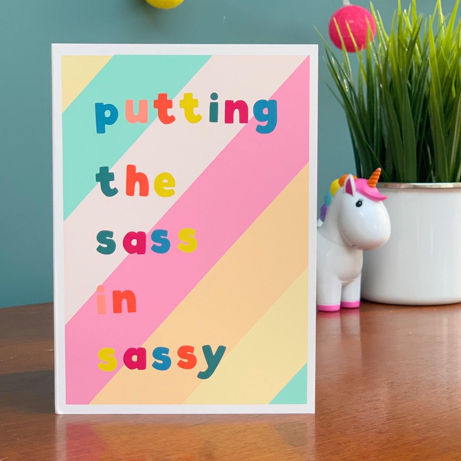 Putting The Sass In Sassy A6 Card