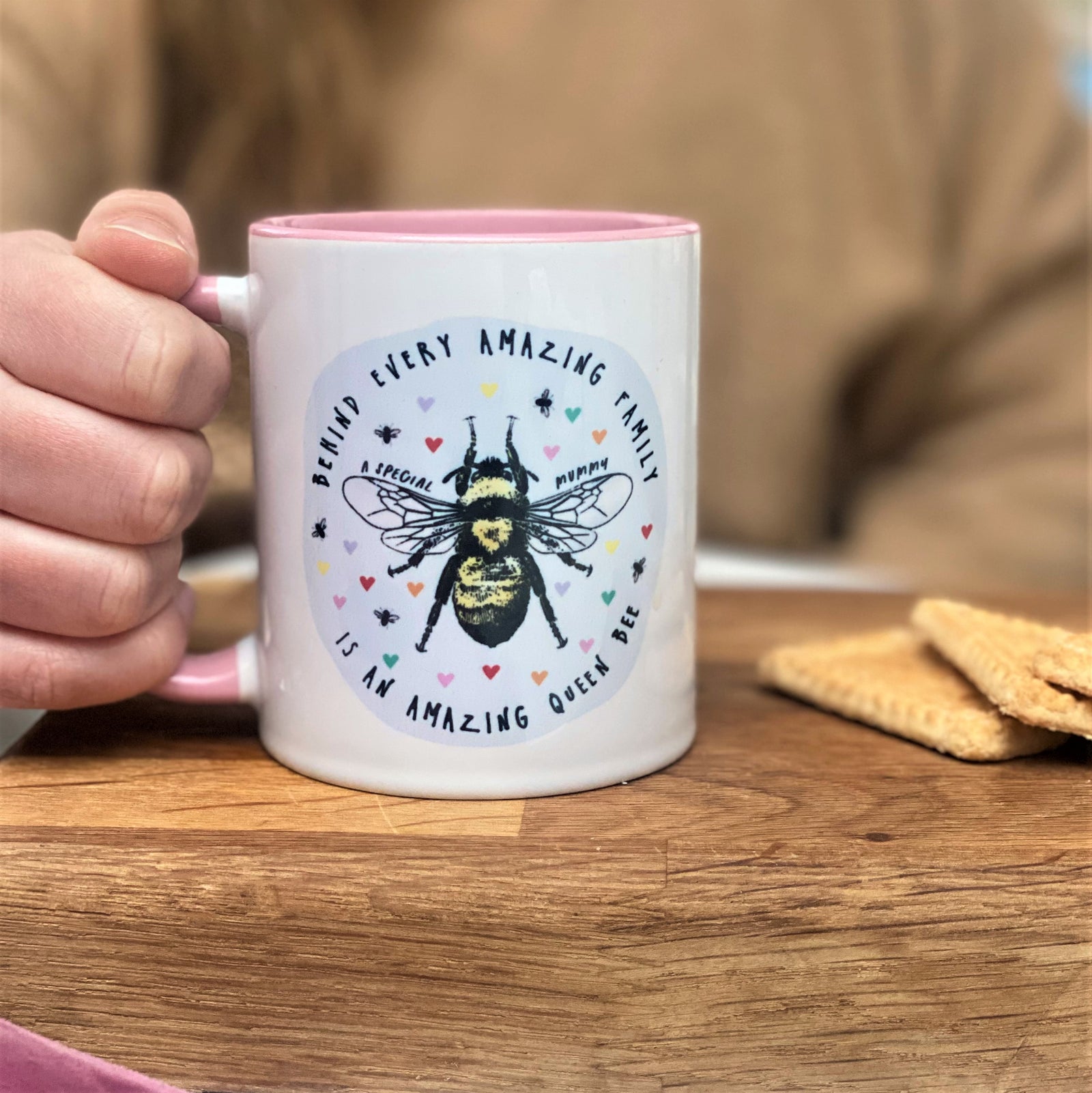 Queen Bee Personalised Mug For Mum Or Grandma