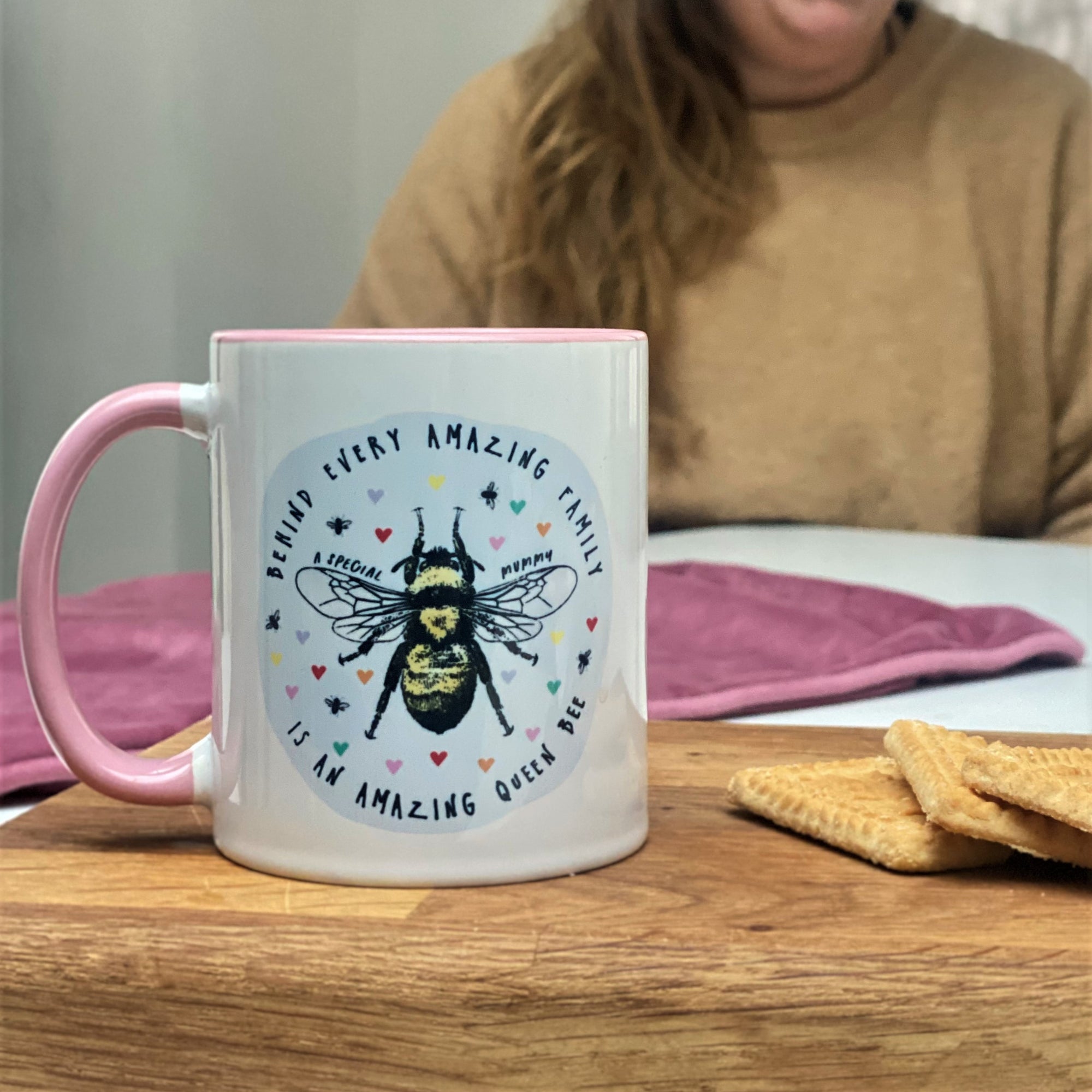 Queen Bee Personalised Mug For Mum Or Grandma