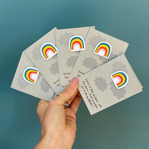 Multi Pack Rainbow 'You're Doing Great' Mini Cards