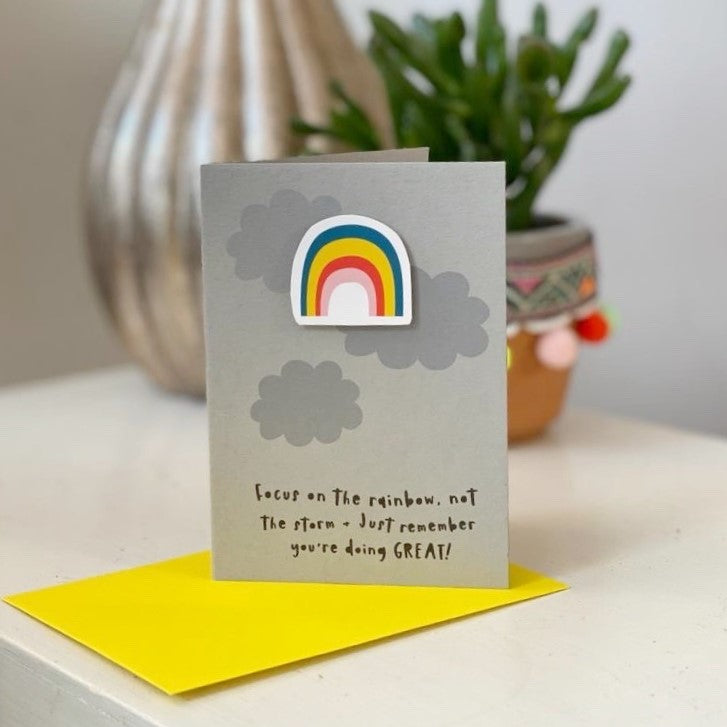 Multi Pack Rainbow 'You're Doing Great' Mini Cards