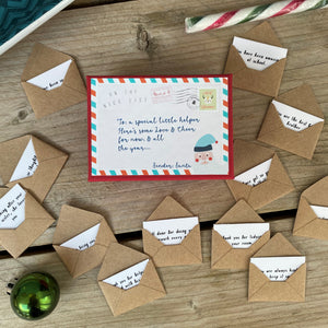 Children's 12 Mini Letters From Santa