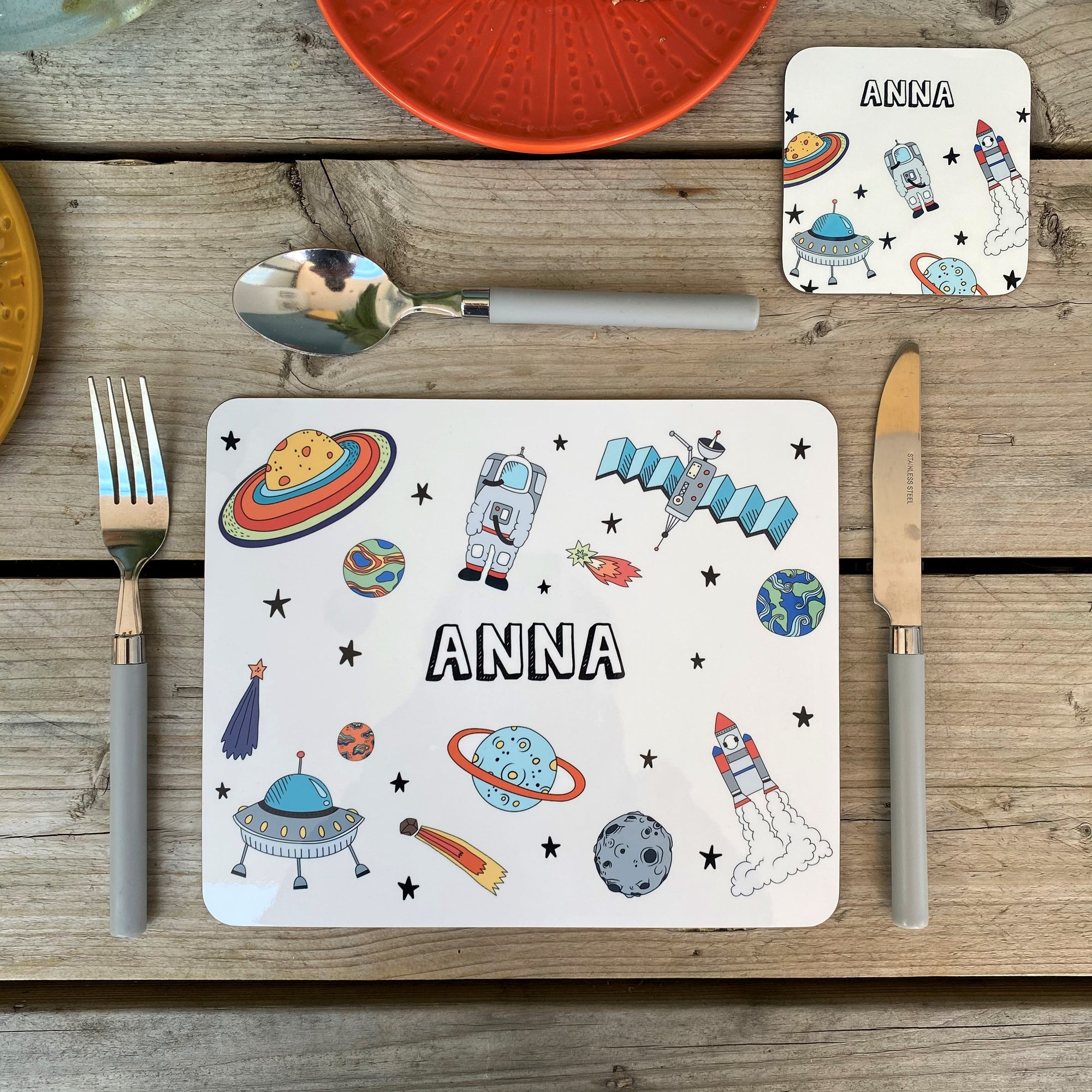 Space Theme Placemat - Hendog Designs