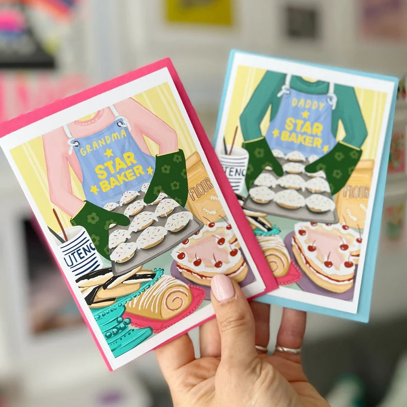 Star Baker Greeting Card