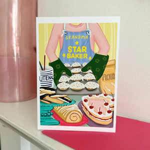 Star Baker Greeting Card