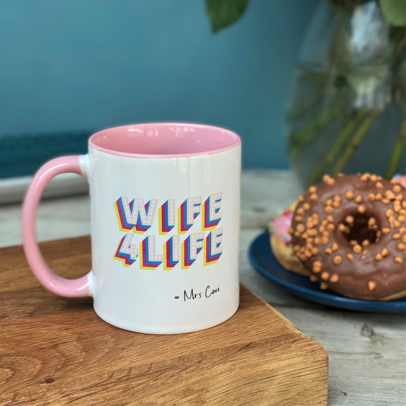 wife for life Mug with name 